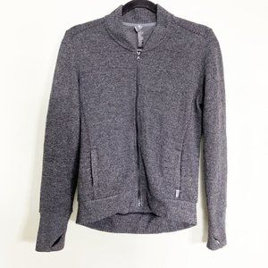 Mountain Hardwear wool blend full zip sweater size small